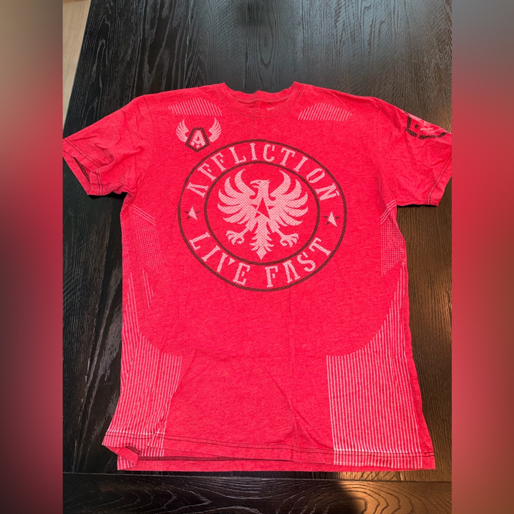 Affliction Crimson Graphic Tee